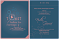 Fun cocktail Invite : A final design for a cocktail party invitation. The client asked for the invitation to be fun and suitable for the venue and occasion. I decided on thinking of a copy that could be the main fun element, along with which a few graphic