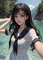 00551-3133441080-(Long hair with natural waves),_(character on front), outdoors, selfie,dark hair, dark eyes,_masterpiece, best quality, looking
