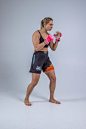 girl fighter action pose-731