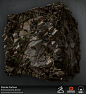Overgrown Rock Wall - Zbrush + Substance Designer