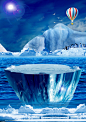 冰山冰川海报背景高清素材 设计图片 免费下载 页面网页 平面电商 创意素材