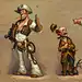 Characters for &quot;LocoMotives&quot;. Part 2, Tony Sart : This characters for the game &quot;LocoMotives&quot; were ordered by the guys from Cornbilt, LLC. The style of the game was inspired by the characters from the Wild West Challenge (they will also