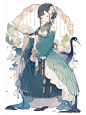 孔雀元素 东方古风套装