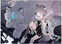 黑猫毛球团采集到插图