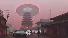 中国城市宇宙银河系中国式梦想核心-精品AI素材，Midjourney AI图片关键词网站