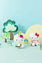 Sanrio 三丽鸥  毛绒公仔玩具收纳盒箱包系列摄影拍摄