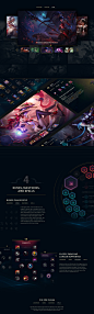 League Client Update: Welcome Home : With the client update, we had a rare opportunity to redesign huge chunks of the League player's experience. This is quick tour through the changes we made for the client's new Home, Profile, and Collection tabs. These