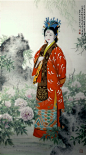 俏美的红楼梦主题人物工笔绘画作品|中国元素网