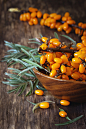 Ripe sea buckthorn