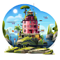 ILLUSTRATION  artwork Digital Art  Drawing  poster Travel lifestyle illustration japan anime