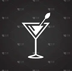 插画,背景聚焦,鸡尾酒,家庭,图标,调酒师,喝醉的,古老的,柔和,庆祝
