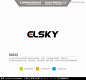 ELSKY,英文logo