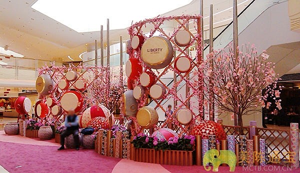2013香港圆方商场春节美陈装饰