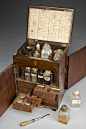 19世纪英国红木药箱