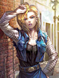 Android 18. via: by GoddessMechanic2: 
