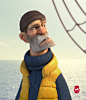 The Skipper, Matt Thorup : This started as a lunch crunch, and then I had way too much fun testing out some new techniques with fibermesh in ZBrush.<br/>Concept from a wonderfully talented young artist by the name of Ruby Poon<br/><a class=