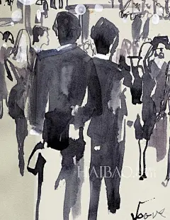 “少即是多”的美妙艺术！时尚插画大师Bil Donovan作品赏，洗练线条×明亮色彩勾勒浪漫时装时刻_插画_插画_海报时尚网