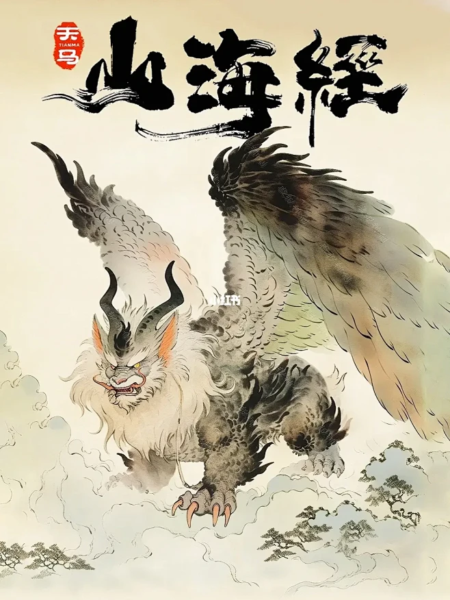 『天马』山海经中和马一点关系都没有的异兽-花瓣网