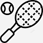 网球史玛西图标运动大纲 创意素材