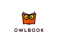 Owlbook smart owl book vector icon illustration art awesome dualmeaning graphic company branding brand designer design logo