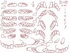 人物结构突击宝典！！游戏漫画插画原画素材资料教材-淘宝网