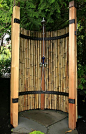 Garden Shower- pinning this on Products I Love with irony. Invaded by bamboo - need to find crafts to use those long sturdy stalks.: 