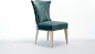 Amelia Chair by Calico (chevron) traditional-dining-chairs