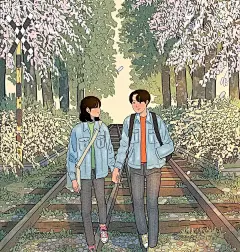 火爆ins的超甜情侣插画，“虐哭”45万粉丝，让人看了脸红心跳想恋爱！_生活