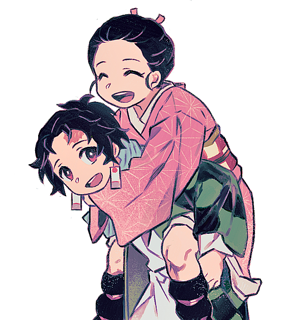 鬼灭之刃—同人图—灶门兄妹