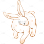 手绘-中秋节兔子元素7