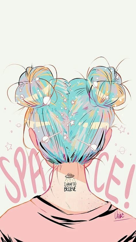 Hair Drawing Illustr...