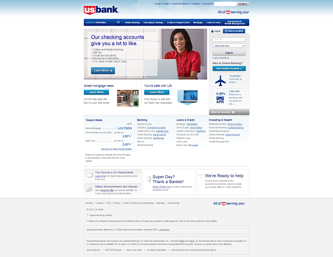 U.S. Bank Online Ban...