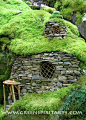 Mossy hobbit house