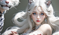 21116-743549163-(((Long eyelashes))),(((red lips))),(big boobs),(((Labia rubra))),smiling expression,beautiful detailed glow,Luminous particle,(