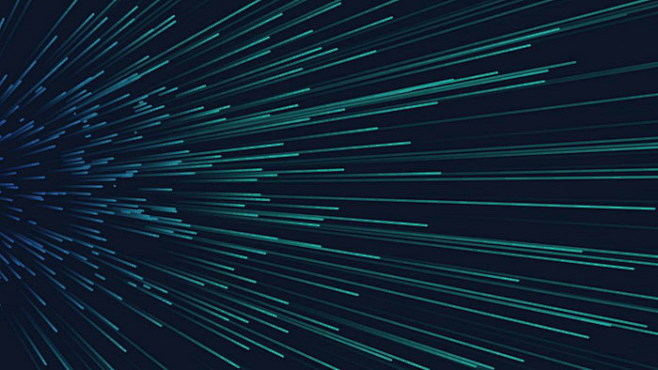 蓝色带有空间感的散射线条ppt背景图片