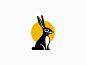 Rabbit Logo by Lucian Radu on Dribbble