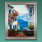 【hmm艺术馆】油画手绘风景地中海风格youhua客厅玄关装饰画包邮