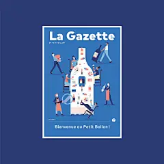 法国葡萄酒杂志 La Gazette 插画封面，矢量简约风格
平面设计工作室Makers Company ​​​​