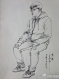 段强_线性速写的照片 - 微相册