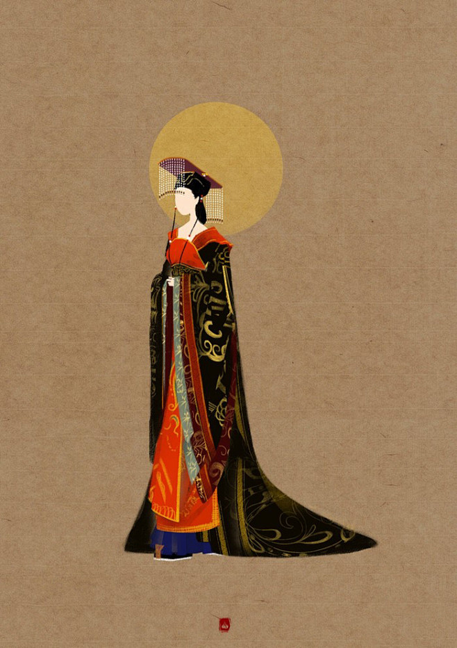 【手绘/插画/漫画】呼葱觅蒜无脸古风图集...