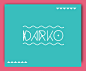 DARKO font on Typography Served #采集大赛# #平面#  #字体#