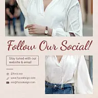 Women's Fashion Brand Social Media Accounts Sharing Ecommerce Product Image