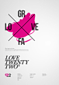 Love 22 Graphic Fashion on Behance 平面 海报 排版 poster layout 【之所以灵感库】