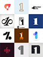 灵感采集1️⃣99个数字1元素图形logo设计分享_7_设计叔logo设计_来自小红书网页版
