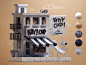 blender b3d Isometric 3D ILLUSTRATION  Render animation  motion after effects motion design