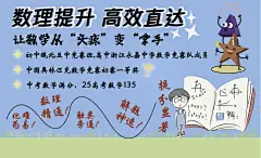 数学家教名片正面