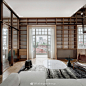 住宅 ／ SHANGHAI APARTMENT LINED WITH FLOOR-TO-CEILING BOOKSHELVES BY ATELIER TAO+C ​​​​