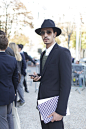 They Are Wearing: Paris Fashion Week - Slideshow - WWD.com #街拍# #时尚# #潮人#