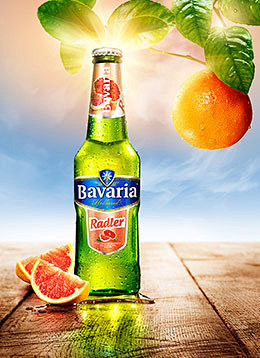 Bavaria Radler啤酒PS创意...