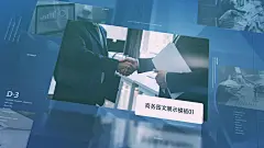 企业图像幻灯片图文展示AE模板